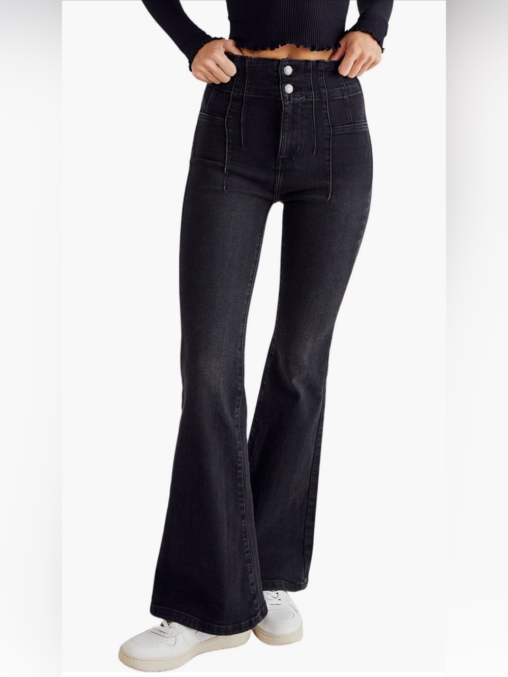 Free People We The Free Jayde Flare High-Waisted Jeans